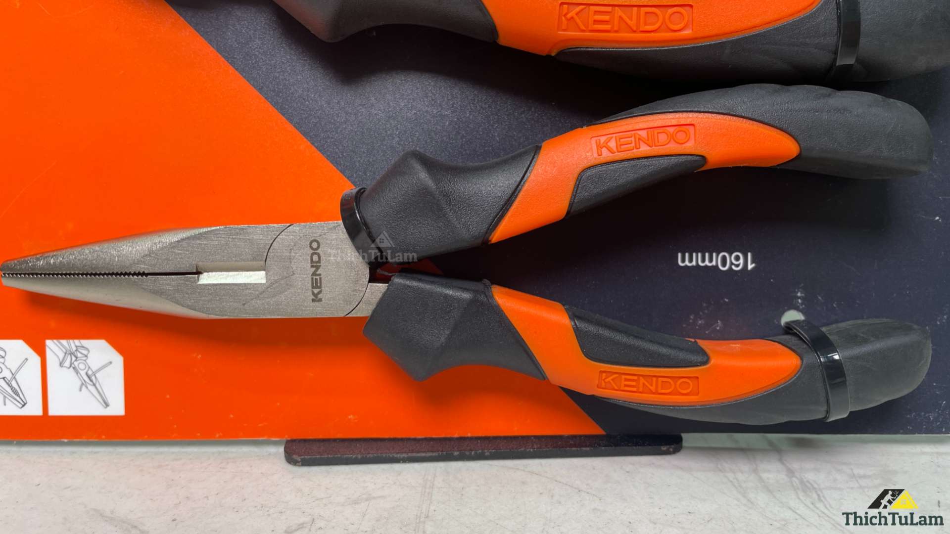 Bộ kìm 3 cái (kìm điện-cắt-nhọn) Kendo 85101