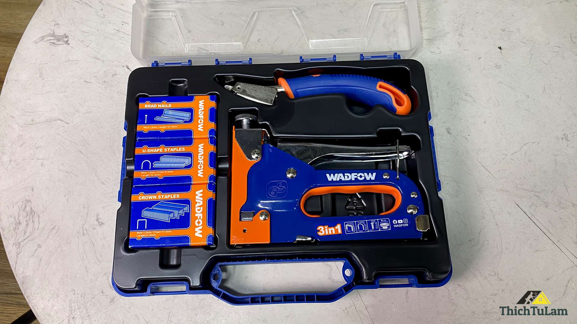 Bộ kìm bấm ghim 3 trong 1 (4- 14mm) Wadfow WGU4B06