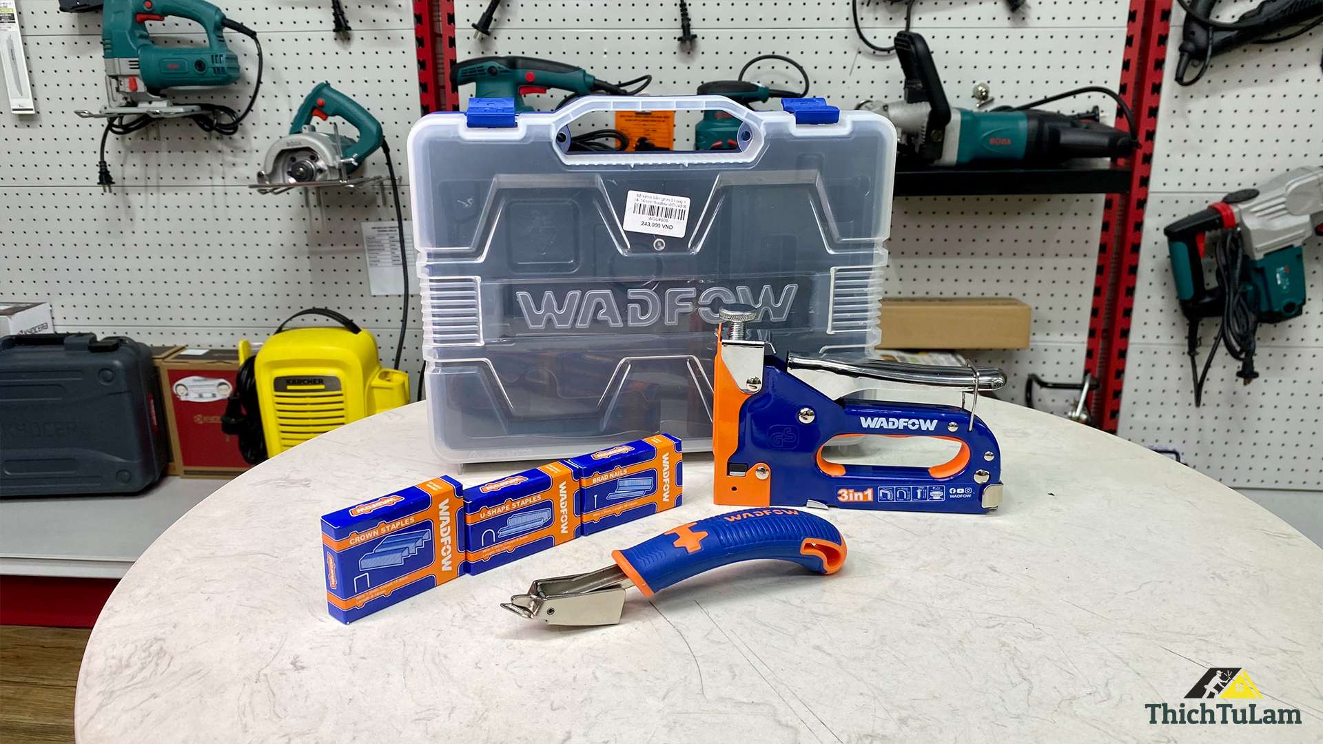 Bộ kìm bấm ghim 3 trong 1 (4- 14mm) Wadfow WGU4B06