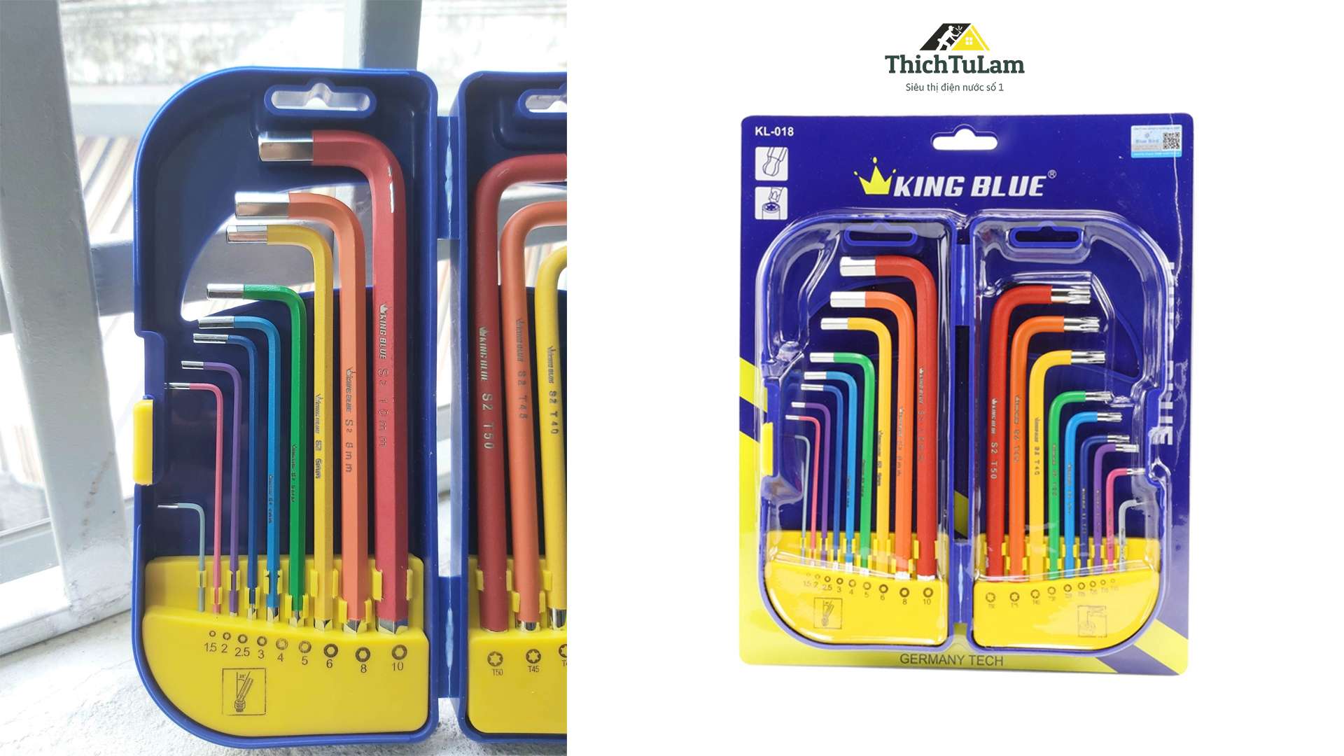 Bộ lục giác 2 trong 1 Kingblue