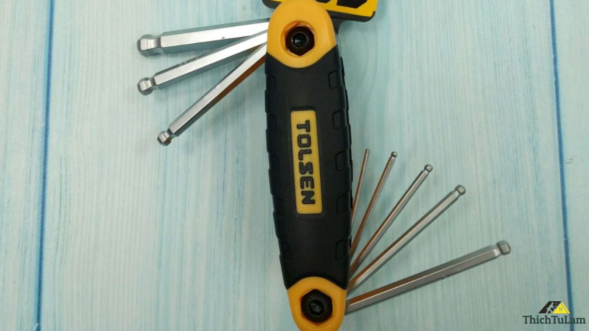 Bộ lục giác xếp gọn 8 cây đầu bi Tolsen 20068