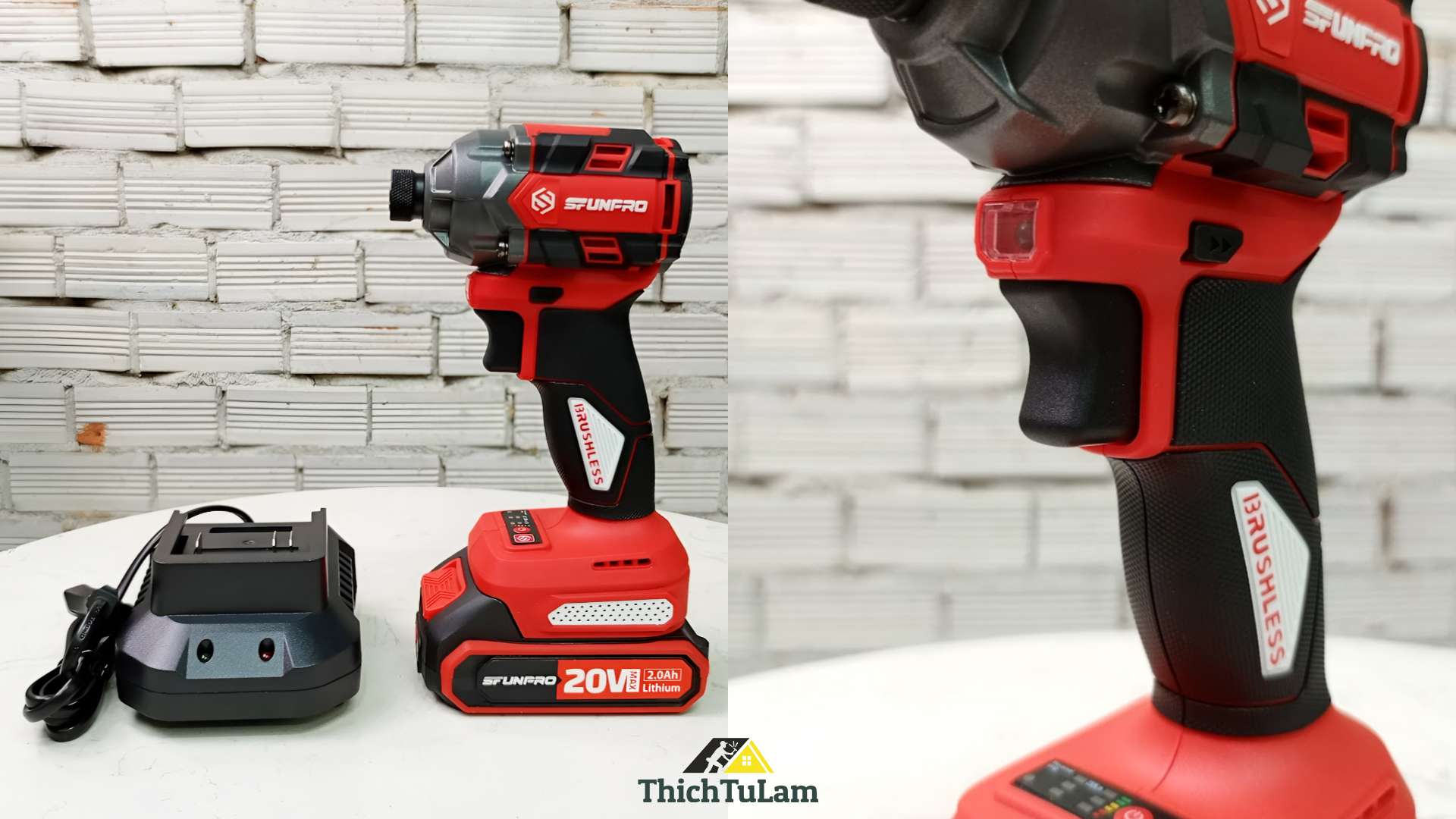 Bộ máy bắn vít pin M21 lực 230N.m Sfunpro SFD20230D.1 (1 pin + 1 sạc)