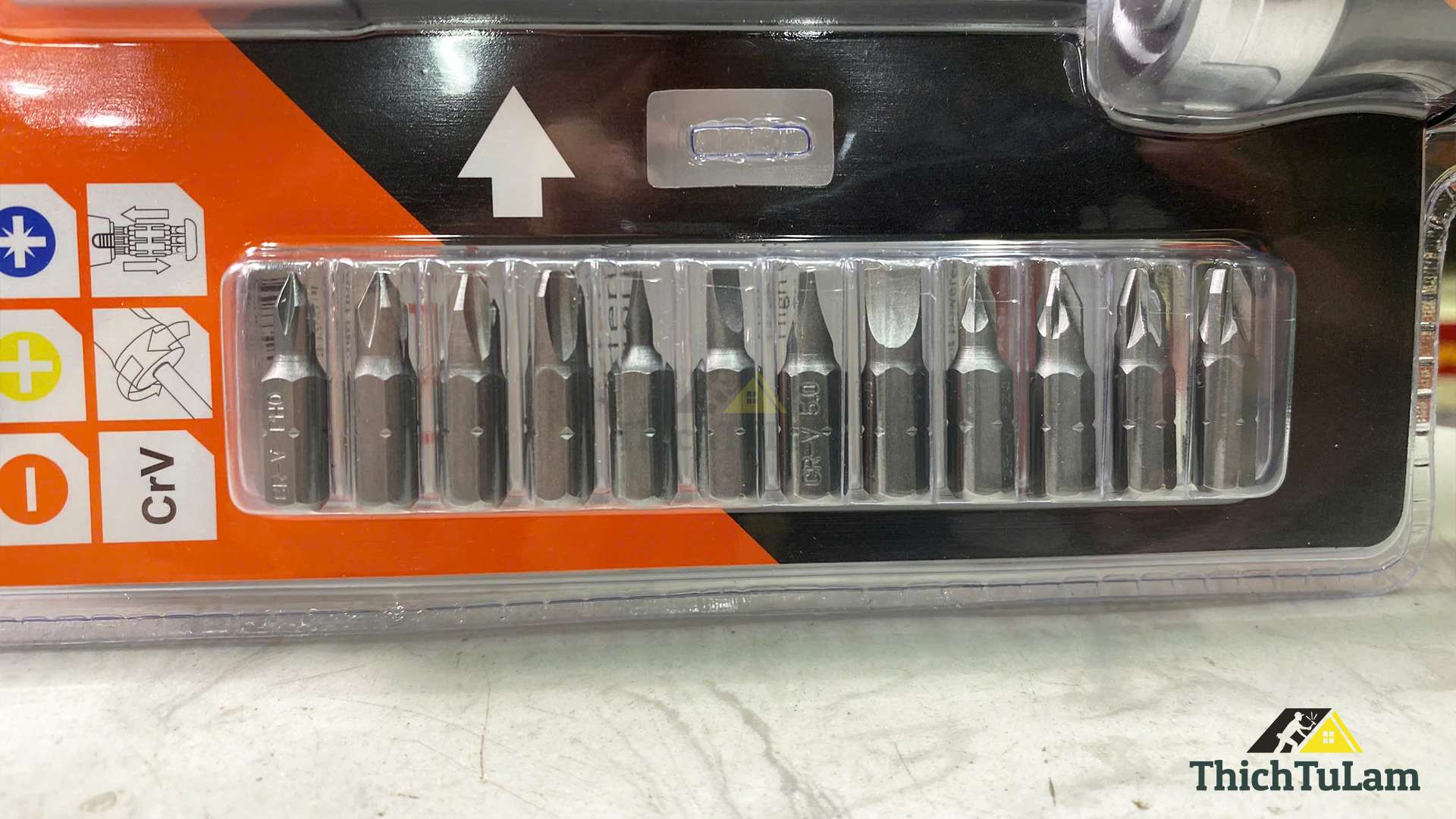 Bộ tua vít tự động kèm mũi vít 14 chi tiết Kendo 20016