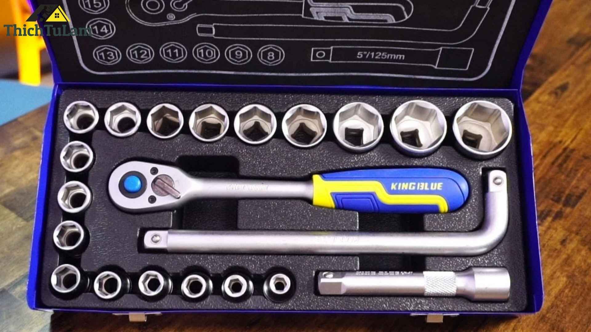 Bộ tuýp cần tự động 21 chi tiết Kingblue KLG-21