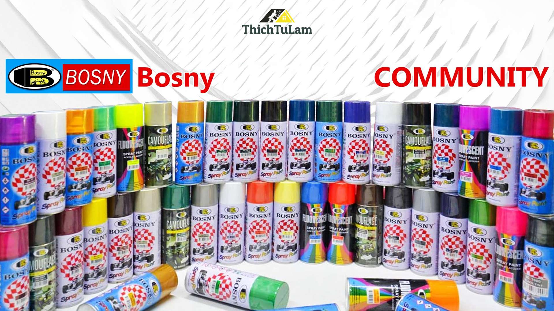 Bosny - Thương hiệu sơn, bột trét và keo chất lượng từ Thái Lan