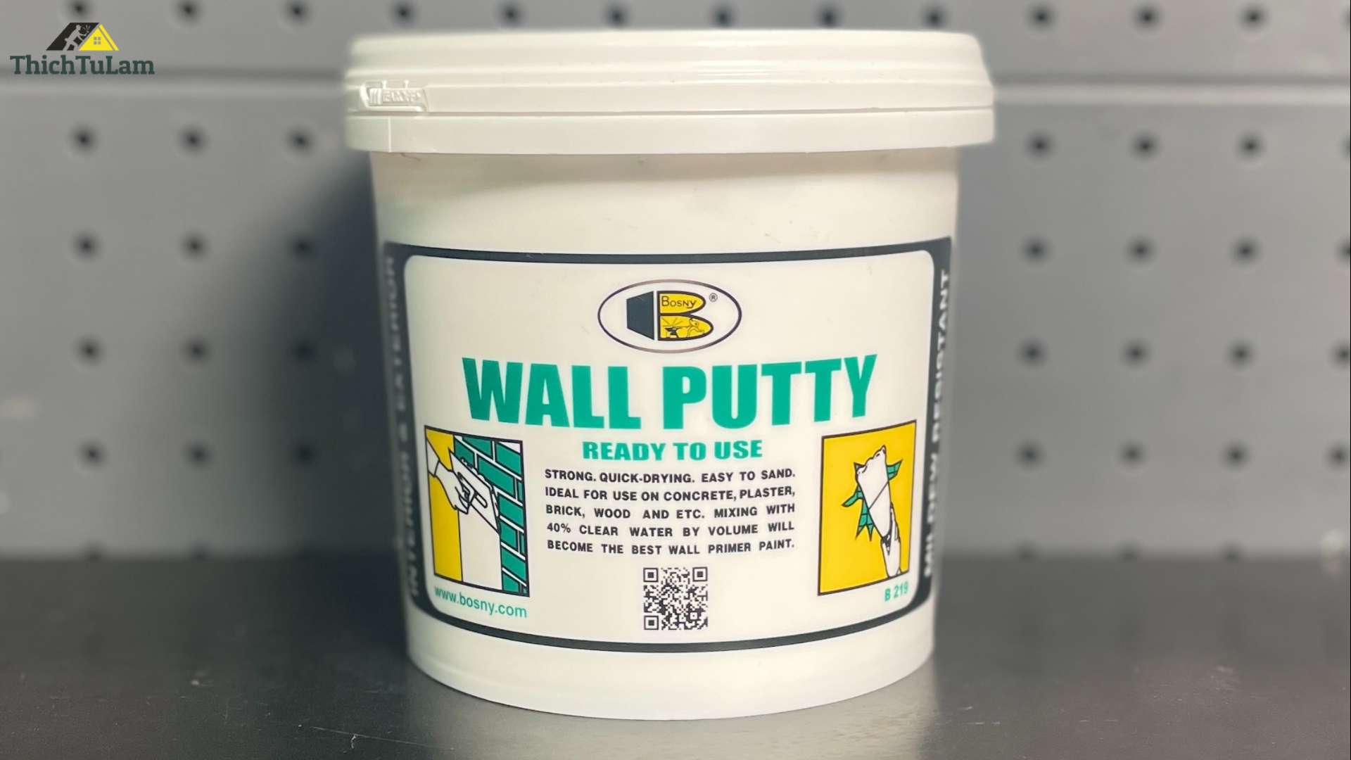 Bột trét tường Wall putty Bosny B219