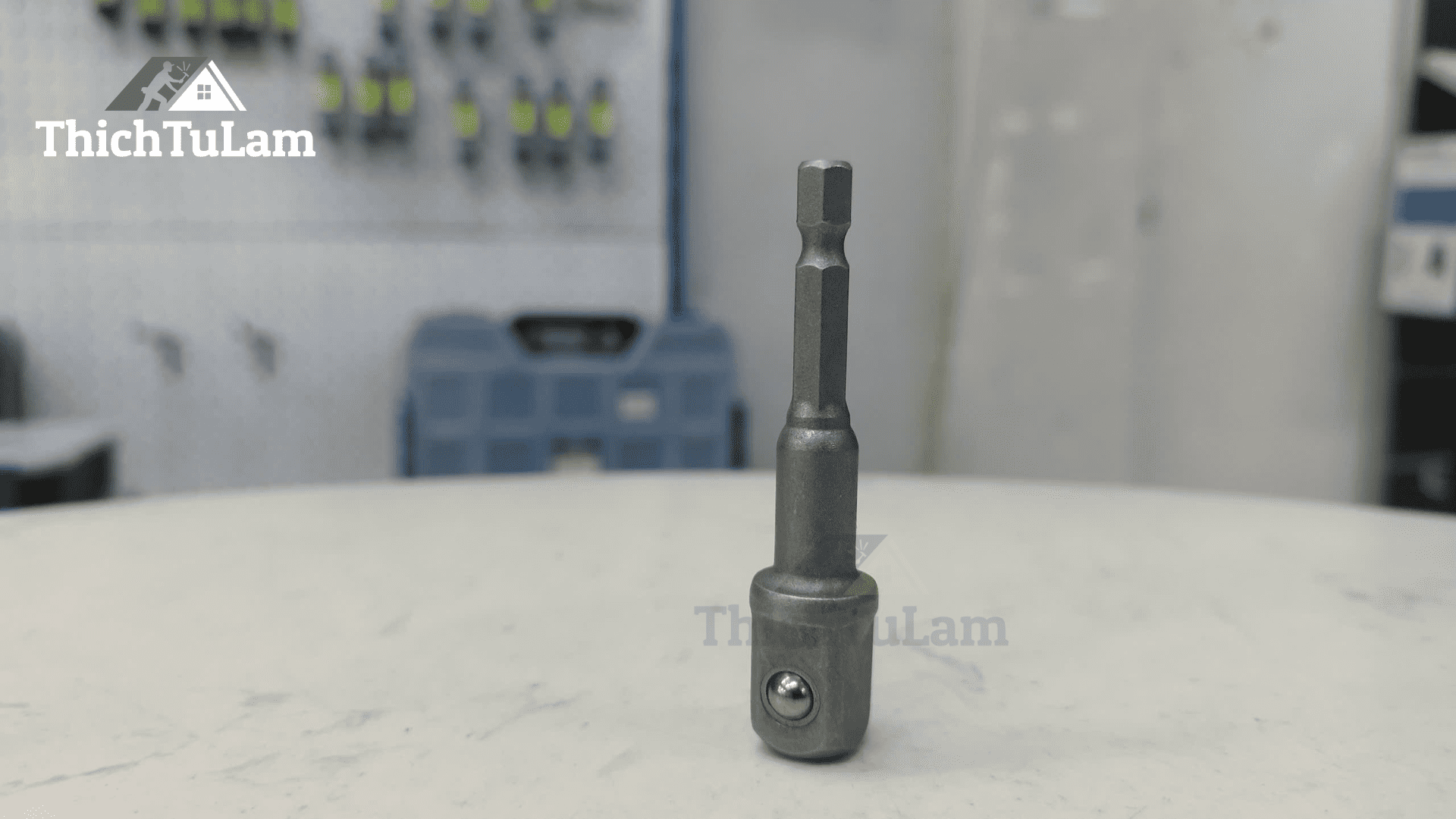 Đầu nối 1/2inchx72mm chuôi lục giác 6.35mm (vỉ 10 cái) Brosco BRQ12072