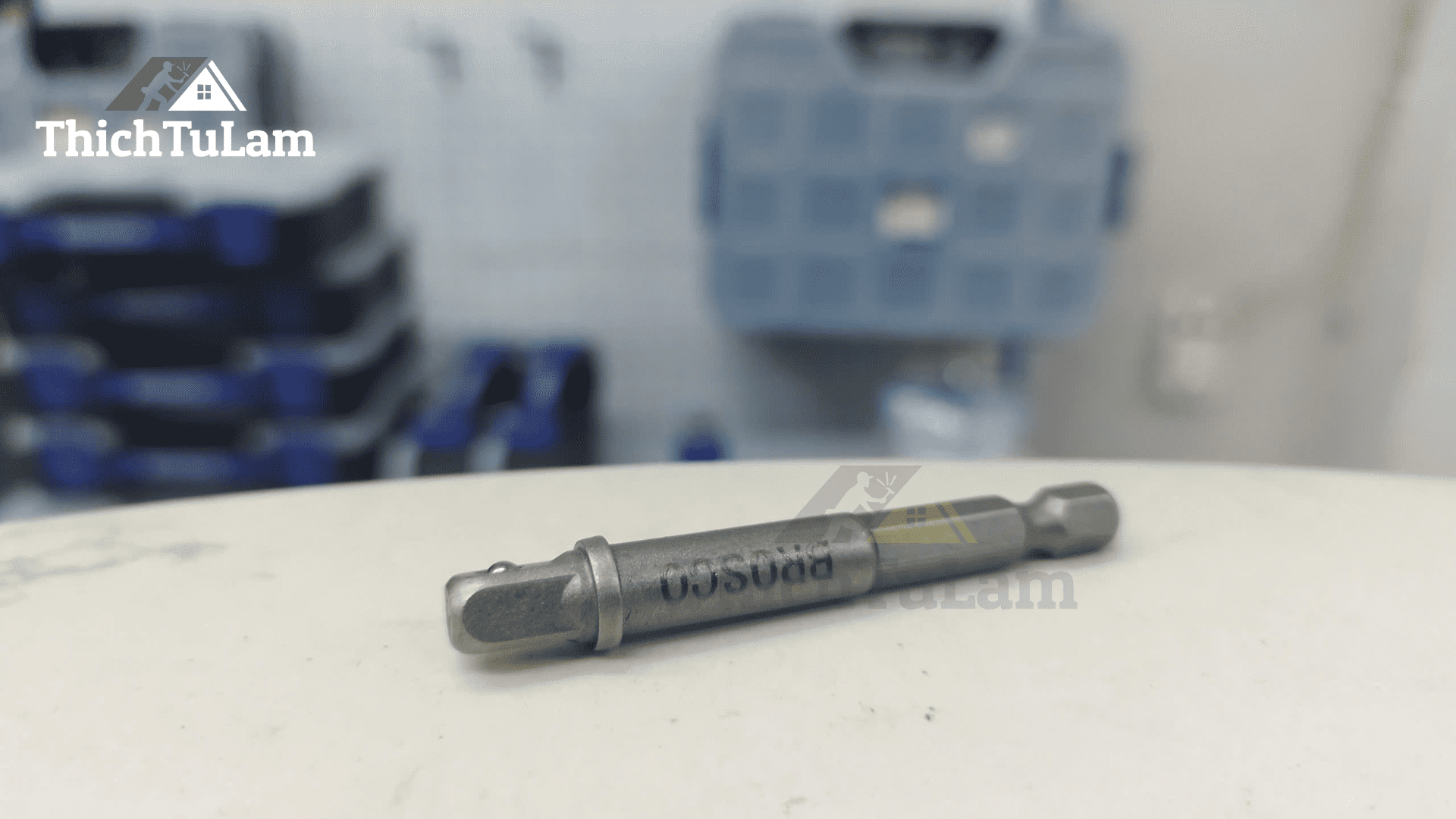 Đầu nối 1/4inchx65mm chuôi lục giác 6.35mm (vỉ 10 cái) Brosco BRQ14065