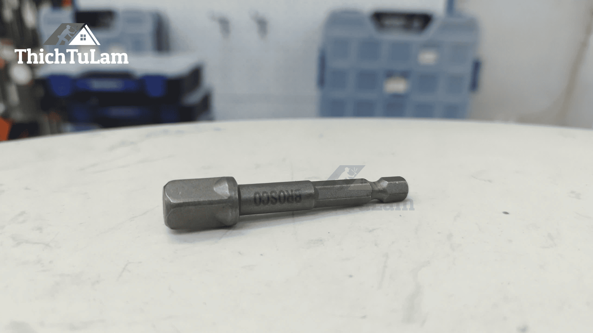 Đầu nối 3/8inchx65mm chuôi lục giác 6.35mm (vỉ 10 cái) Brosco BRQ38065