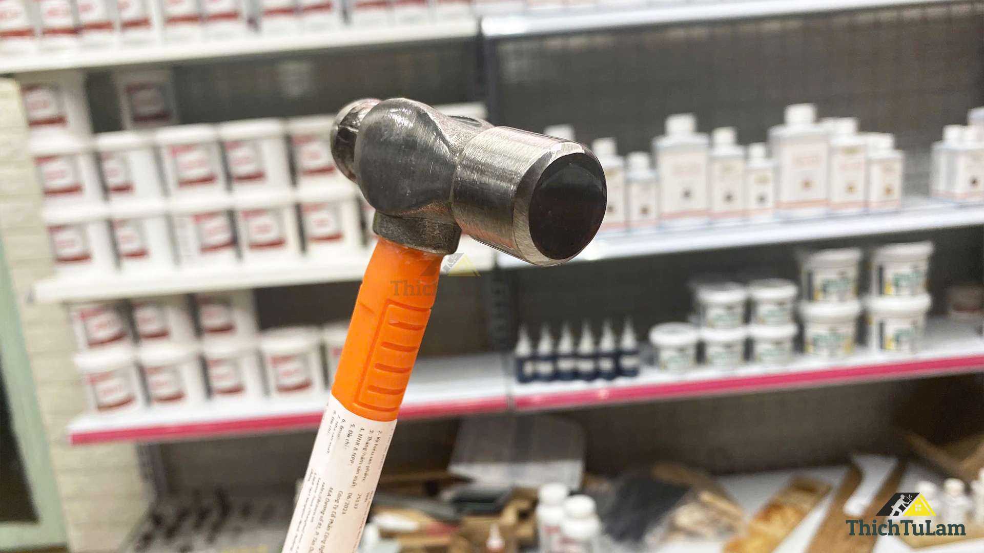 Búa đầu bi 225g/8oz tay cầm bằng sợi thủy tinh Kendo 25137