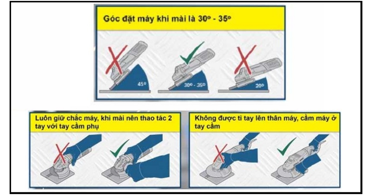 Hướng dẫn sử dụng máy cắt cầm tay