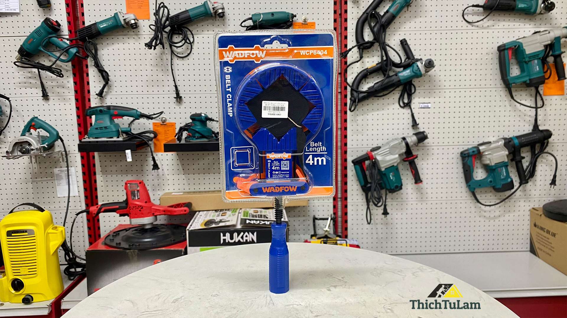 Cảo dây kẹp góc vuông 4 góc dài 4m Wadfow WCP6404