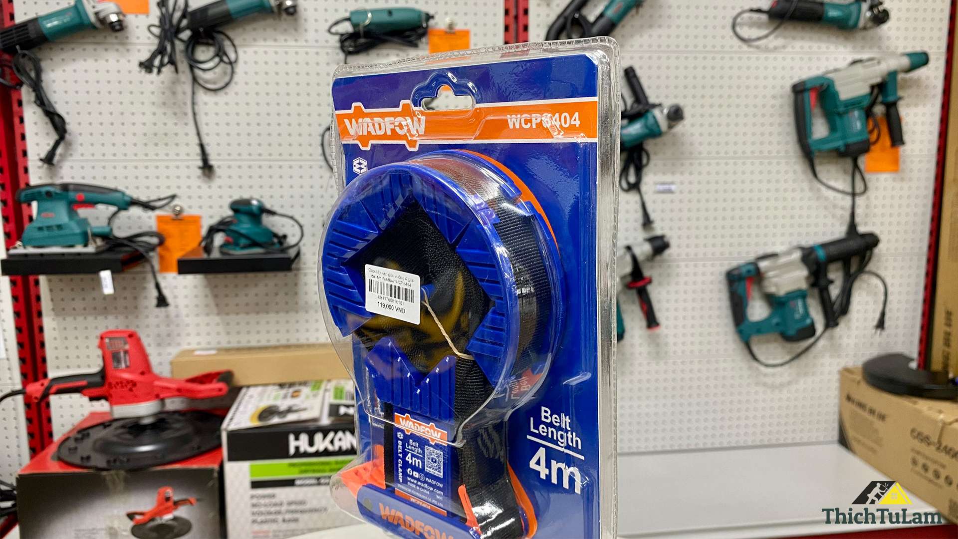 Cảo dây kẹp góc vuông 4 góc dài 4m Wadfow WCP6404