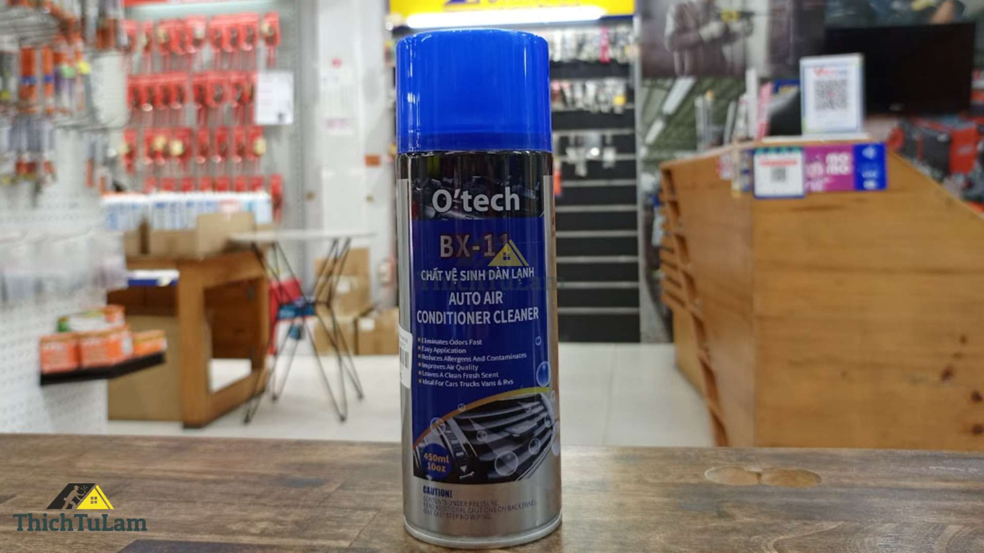 Chai vệ sinh dàn lạnh xe hơi, máy lạnh O’TECH BX-11