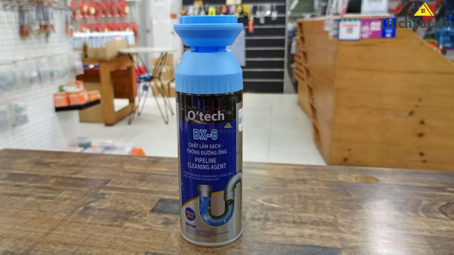 Chai xịt thông đường ống thoát nước, bồn rửa chén O'tech BX-6