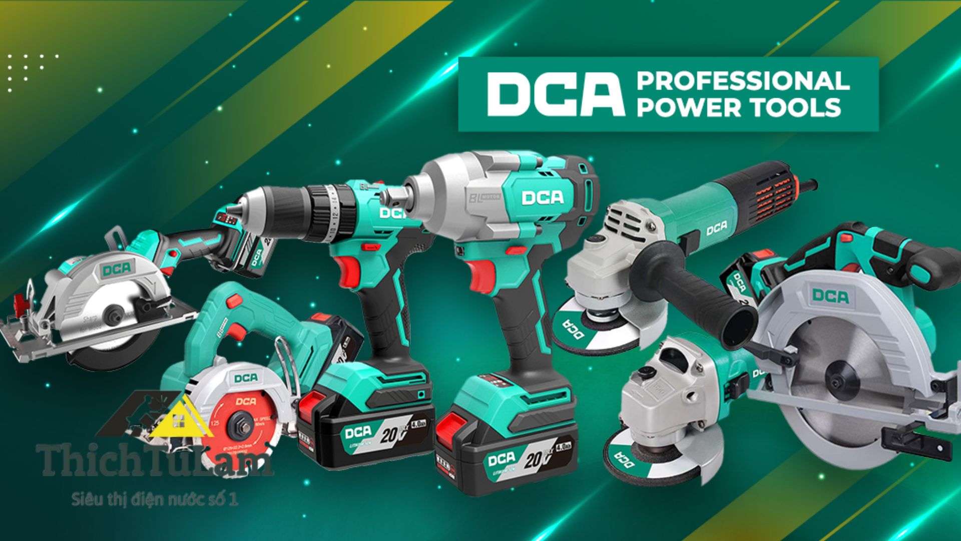 CÔNG CỤ, MÁY MÓC CẦM TAY DCA