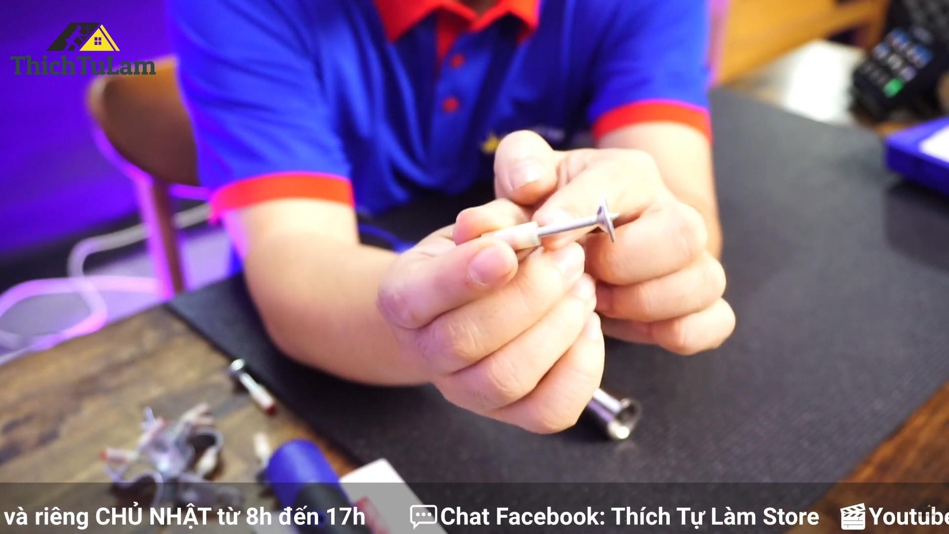 Đạn nổ và đinh thép của súng bắn bê tông King Blue-73