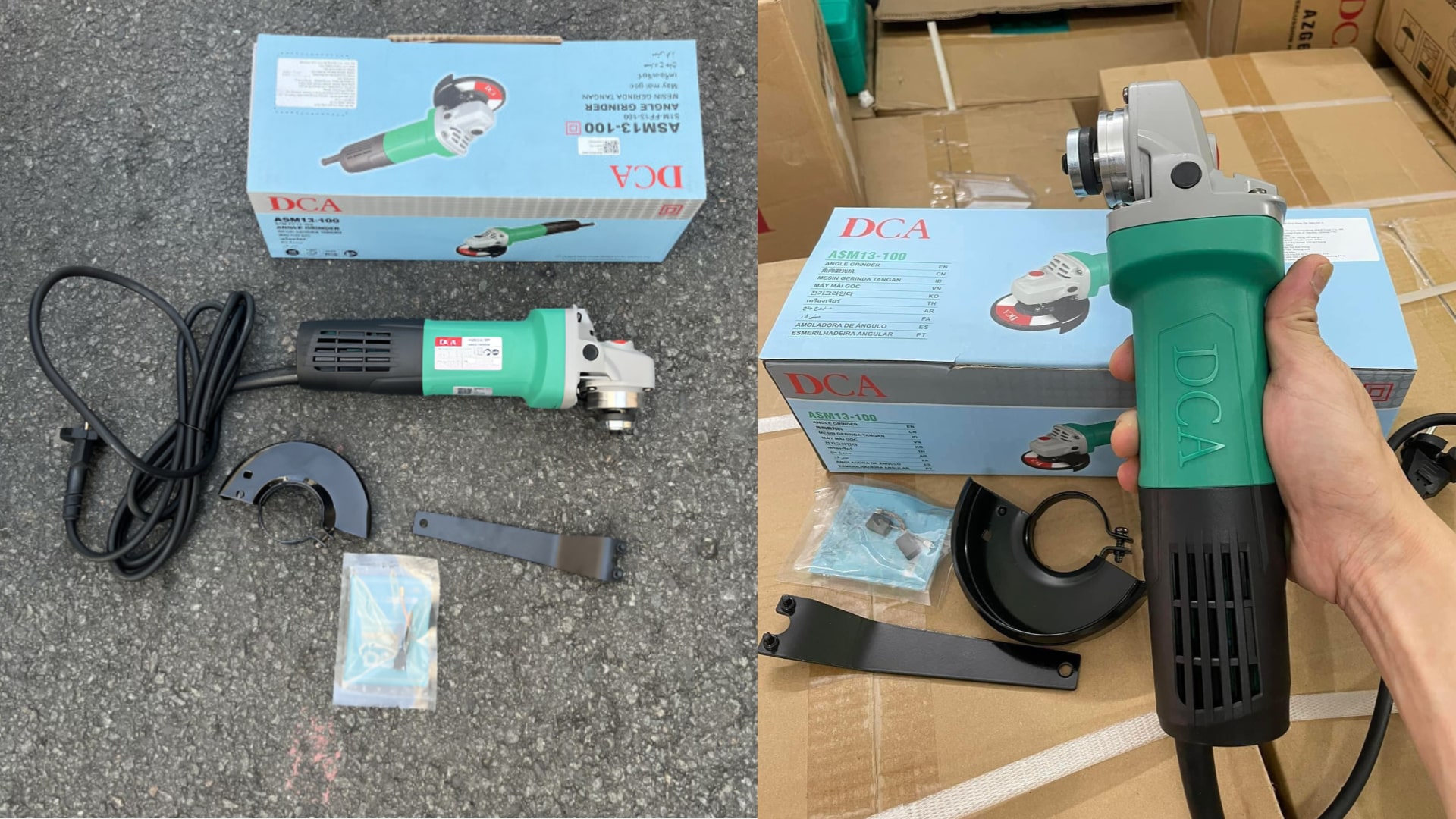 Đáng đồng tiền khi mua 3 mẫu máy mài góc DCA này ASM09-100S, ASM13-100, ASM14-100