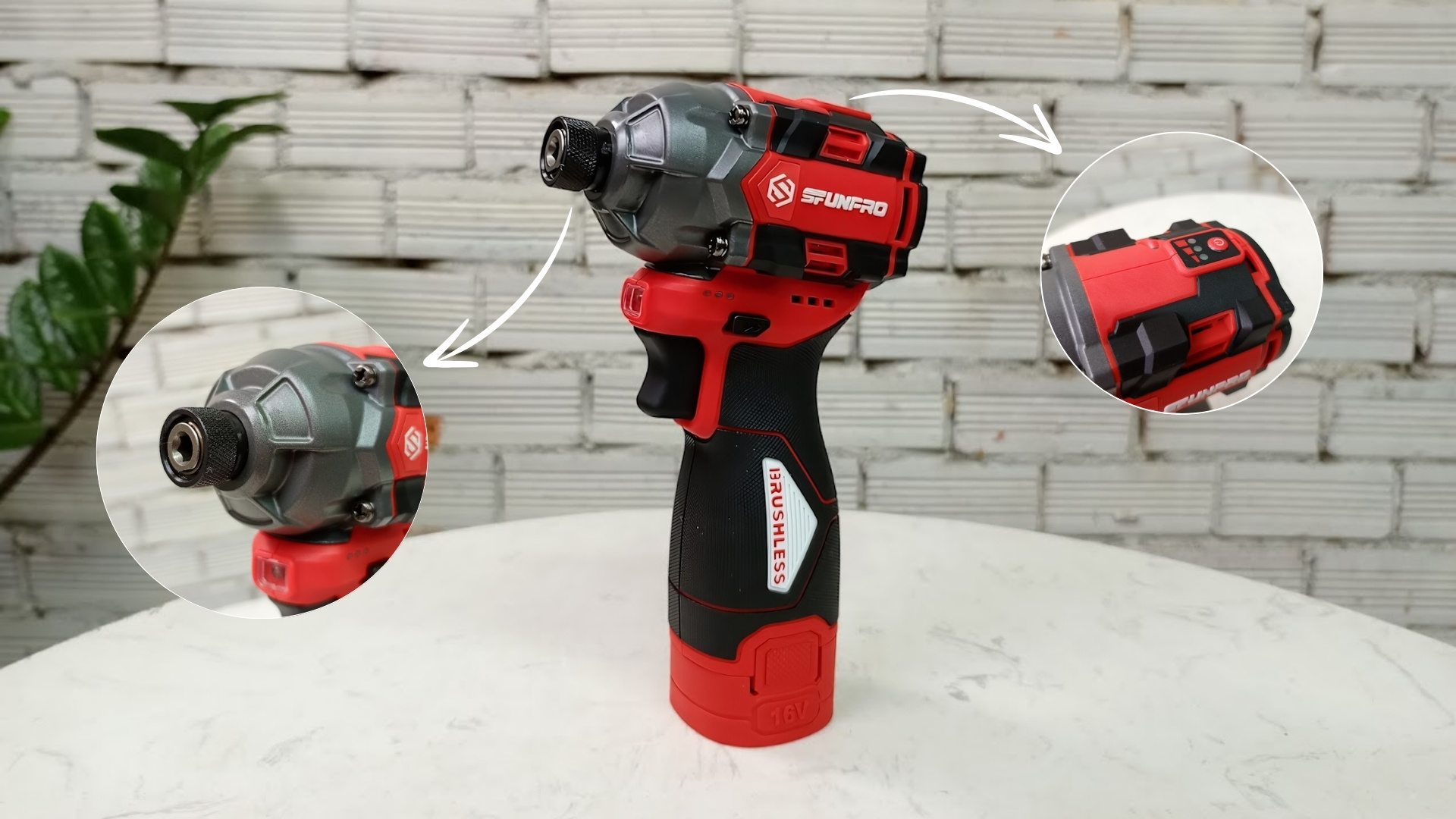 Đánh giá chi tiết máy bắn vít pin Sfunpro 16v S2AH7916D