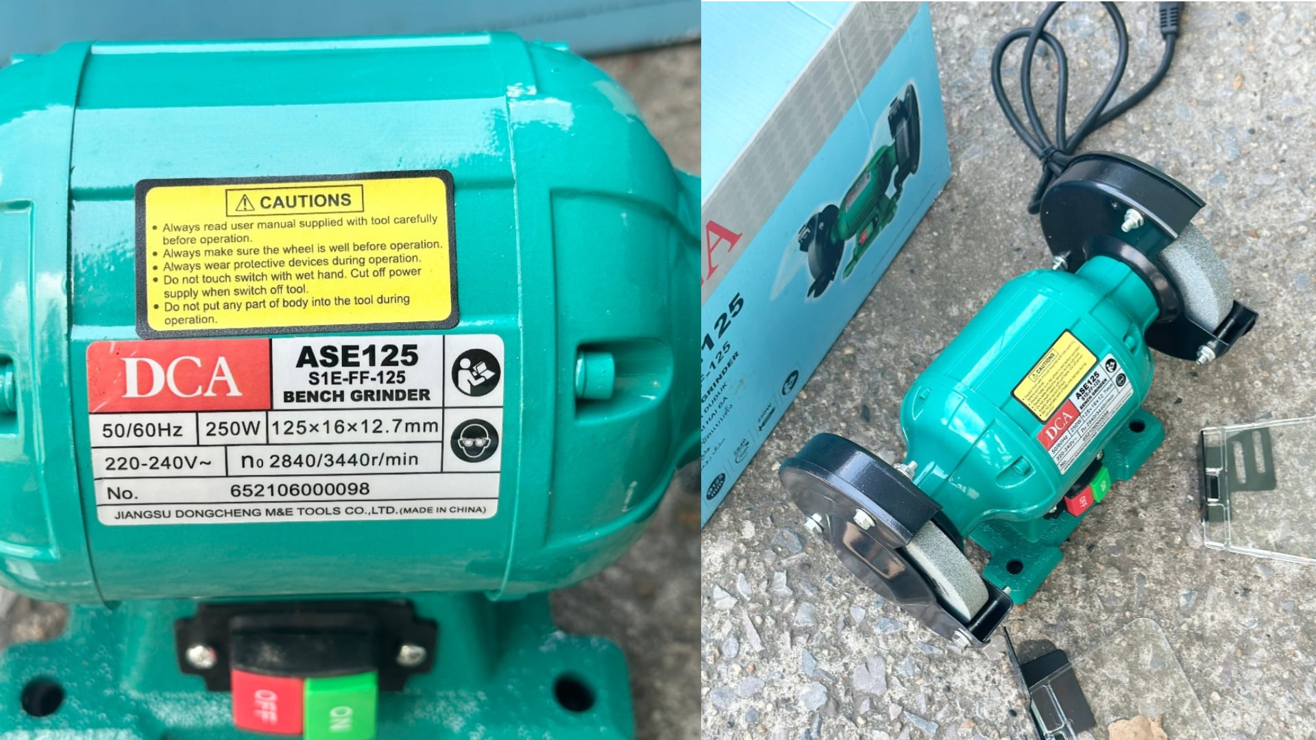 Đánh giá chi tiết máy mài 2 đá mini DCA ASE125 Chất lượng vượt trội, giá cả hợp lý