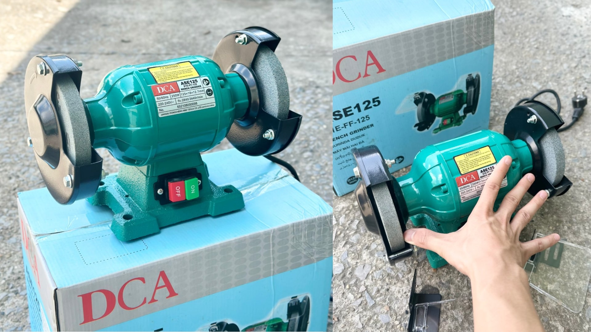 Đánh giá chi tiết máy mài 2 đá mini DCA ASE125 Chất lượng vượt trội, giá cả hợp lý