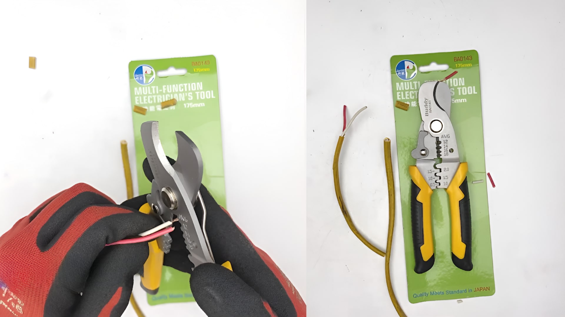 Đánh giá kìm cắt dây điện đa năng 3 trong 1 Buddy BA0143