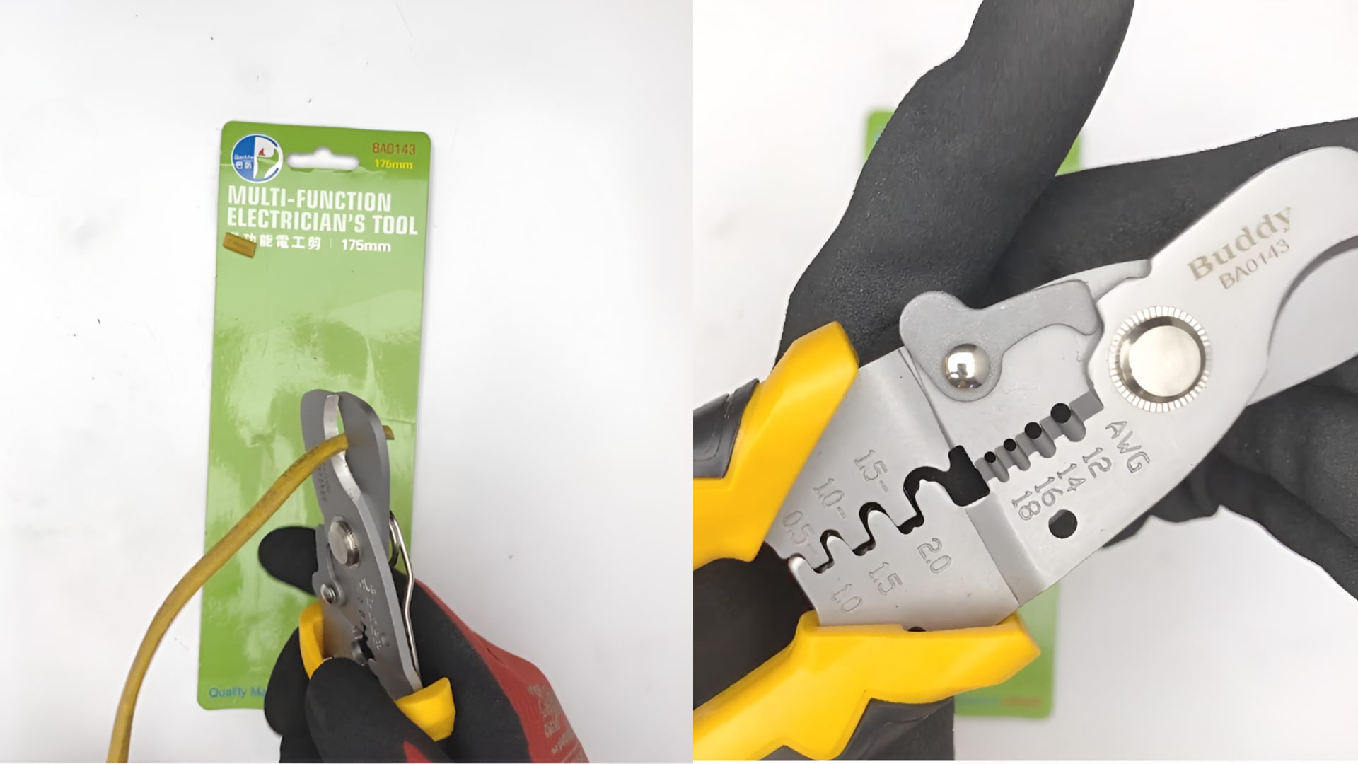 Đánh giá kìm cắt dây điện đa năng 3 trong 1 Buddy BA0143