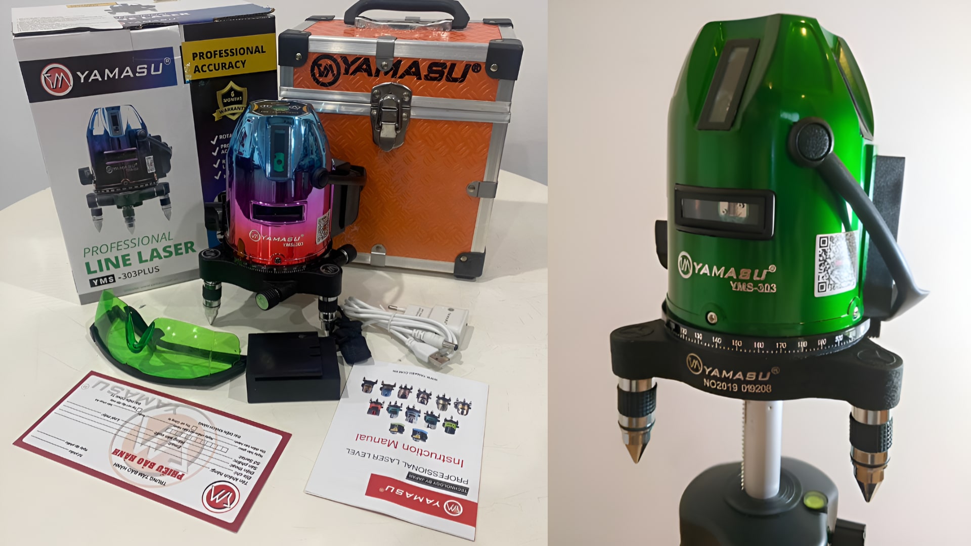 Đánh giá máy cân bằng laser YAMSSU-303 PLUS & YAMSU-303