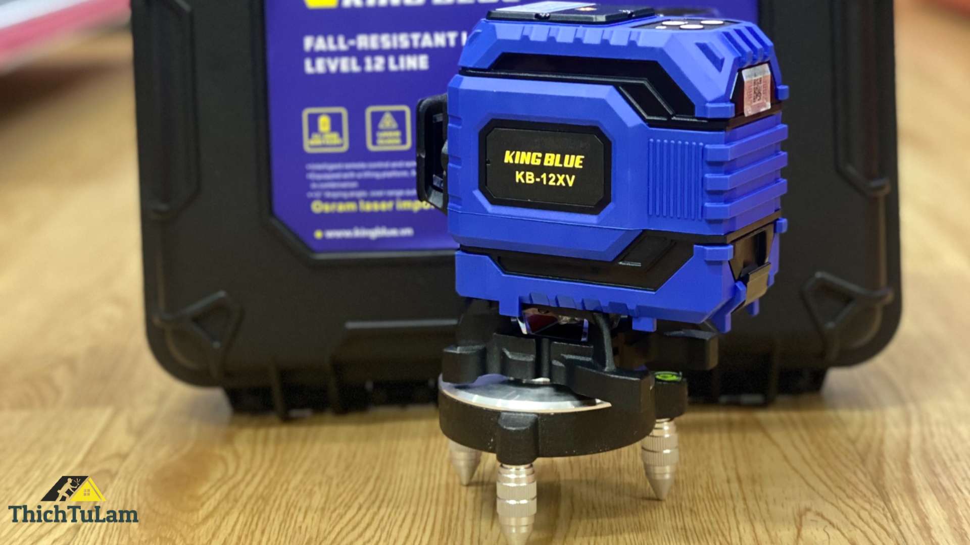 Máy cân mực 12 tia xanh Kingblue KB-12XV