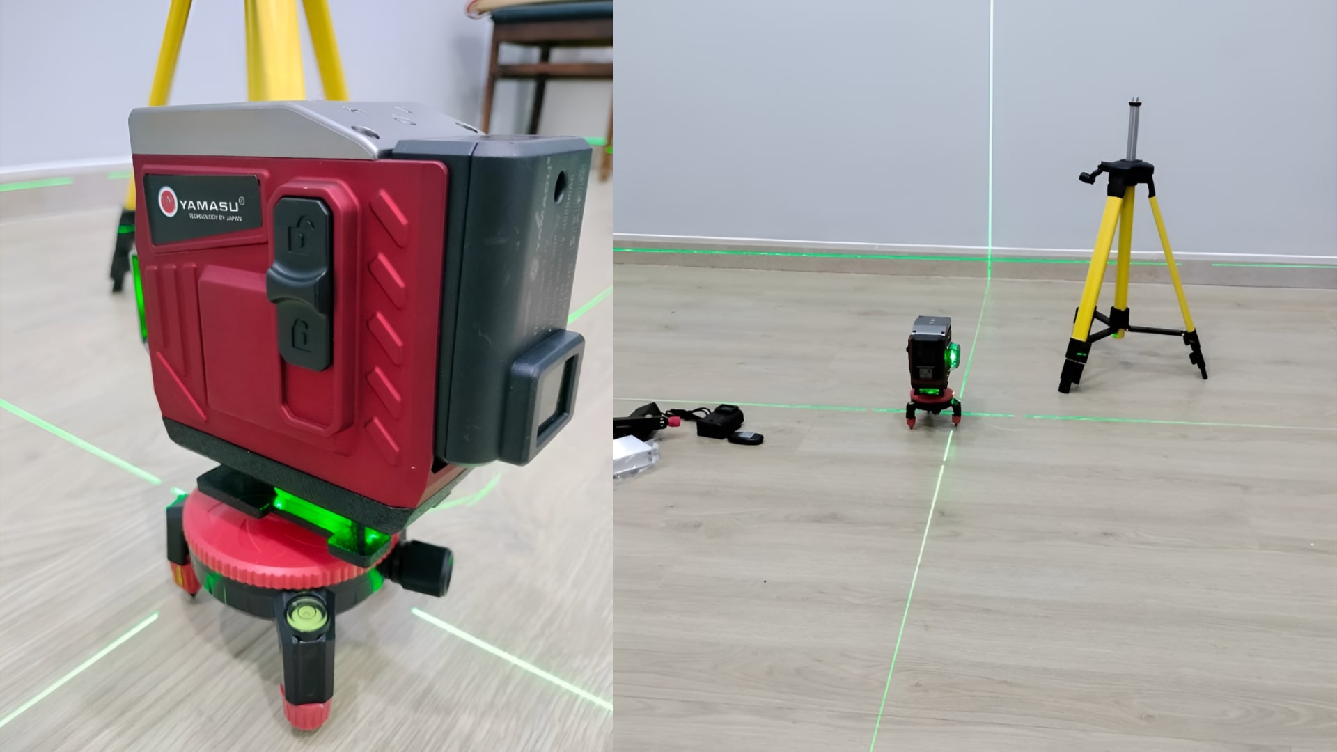 Đánh giá sản phẩm Yamasu-12D - Máy cân bằng laser 12 tia hiện đại và tiện lợi