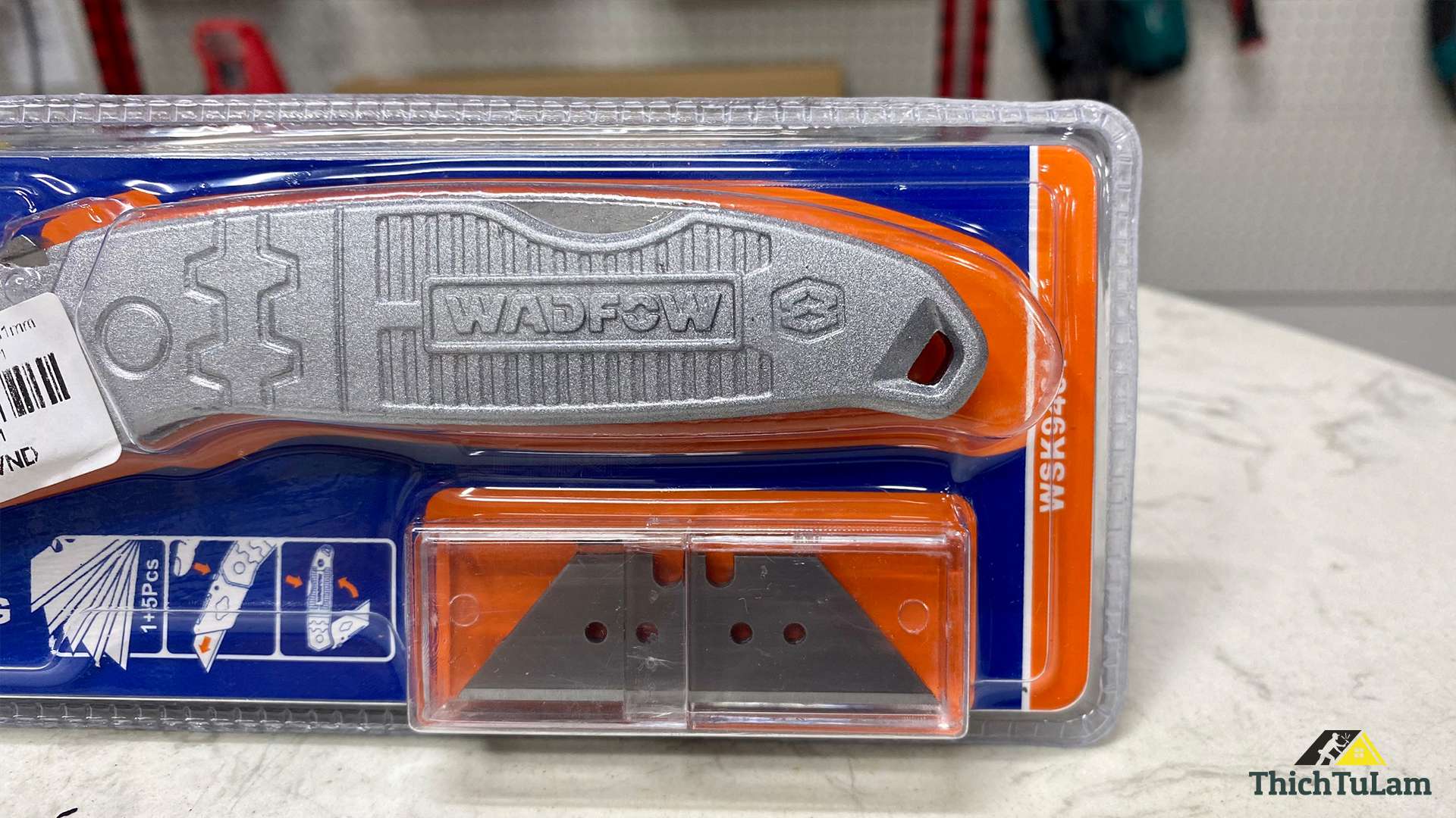 Dao gập tiện dụng 19x61mm Wadfow WSK9461