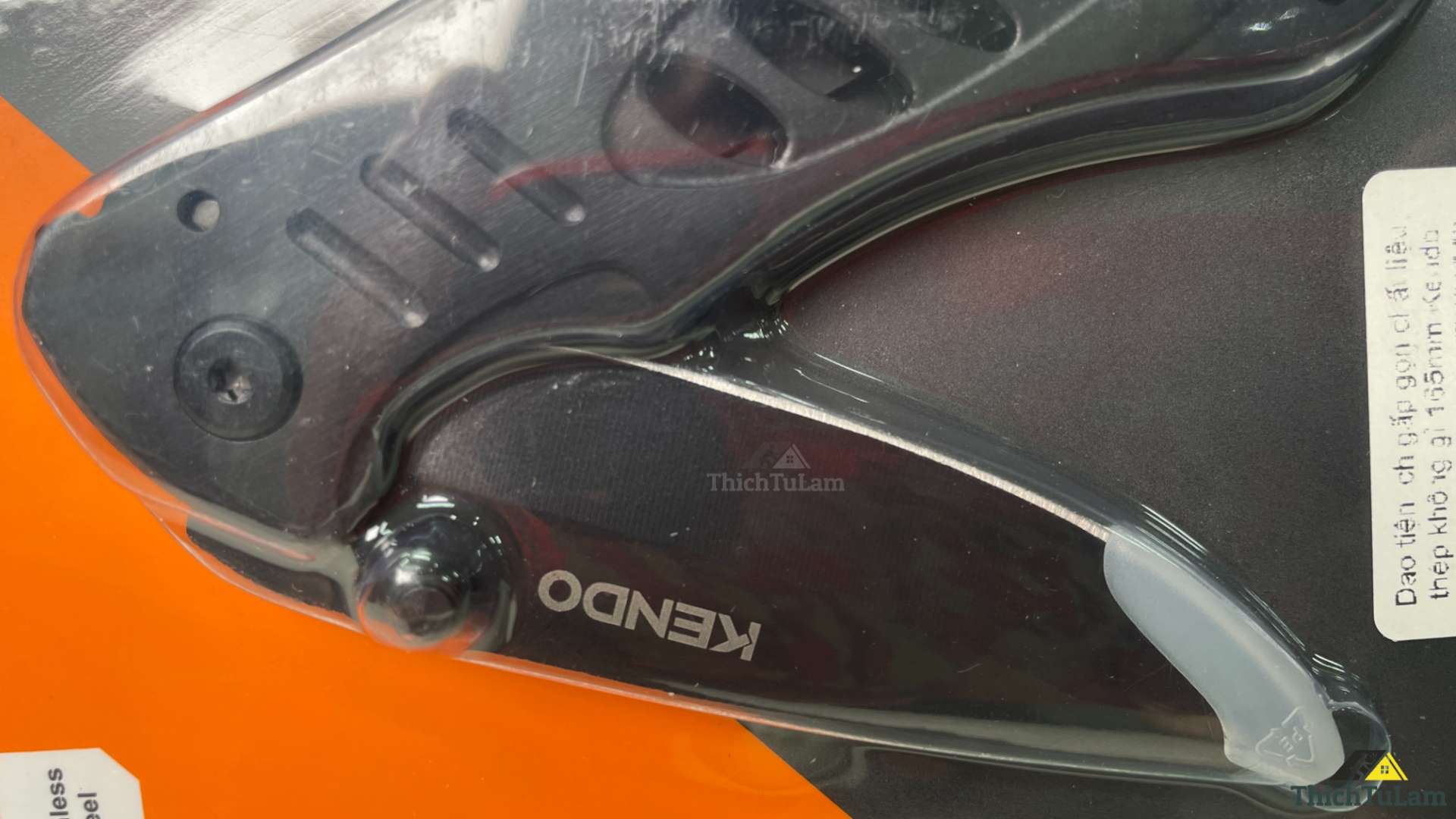 Dao tiện ích gấp gọn chất liệu thép không gỉ 165mm Kendo 30929