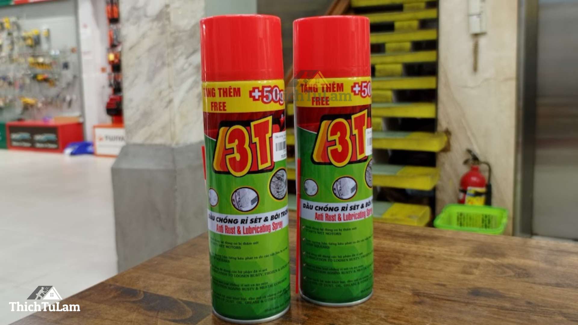 Dầu chống rỉ sét và bôi trơn 3T 3T-PGS