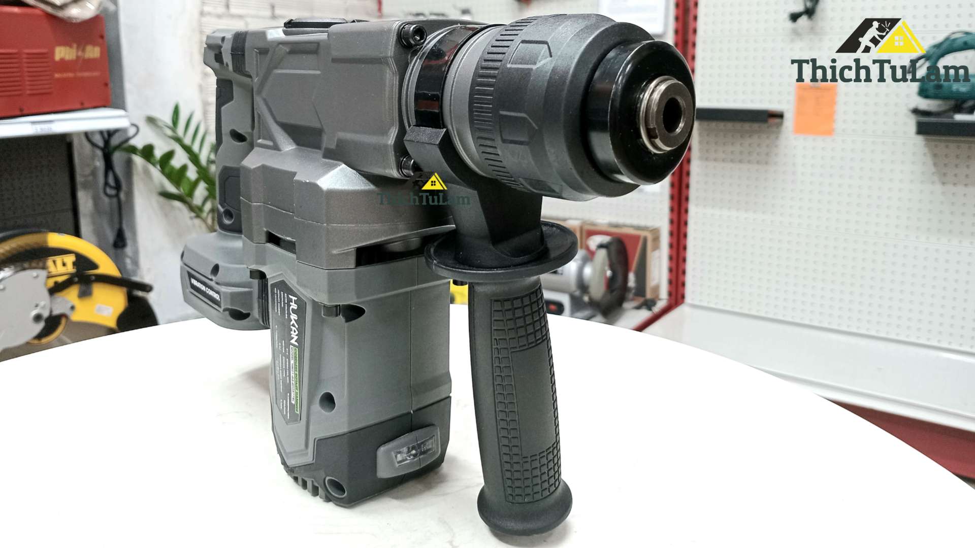 Đầu kẹp mũi khoan máy khoan bê tông pin 21V Hukan HK-HM21-G2-RH2877BL