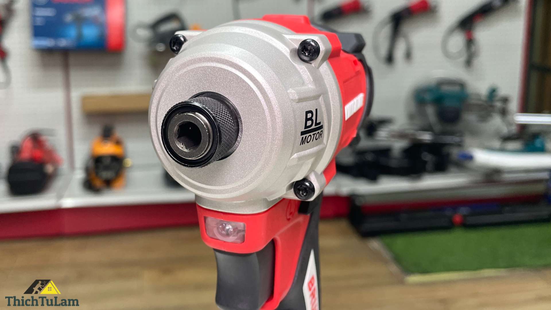 Đầu kẹp mũi vít máy bắn vít pin Kingblue 230N KM18VF