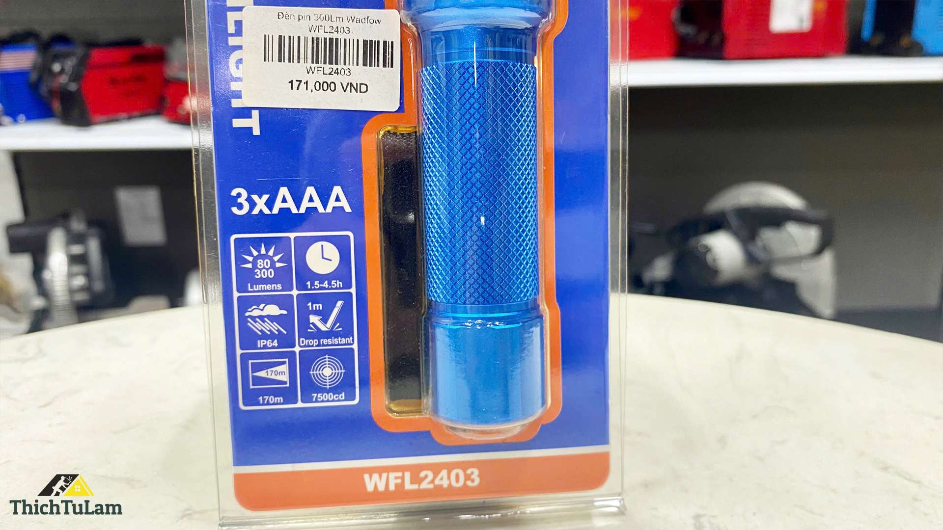 Đèn pin 300Lm Wadfow WFL2403