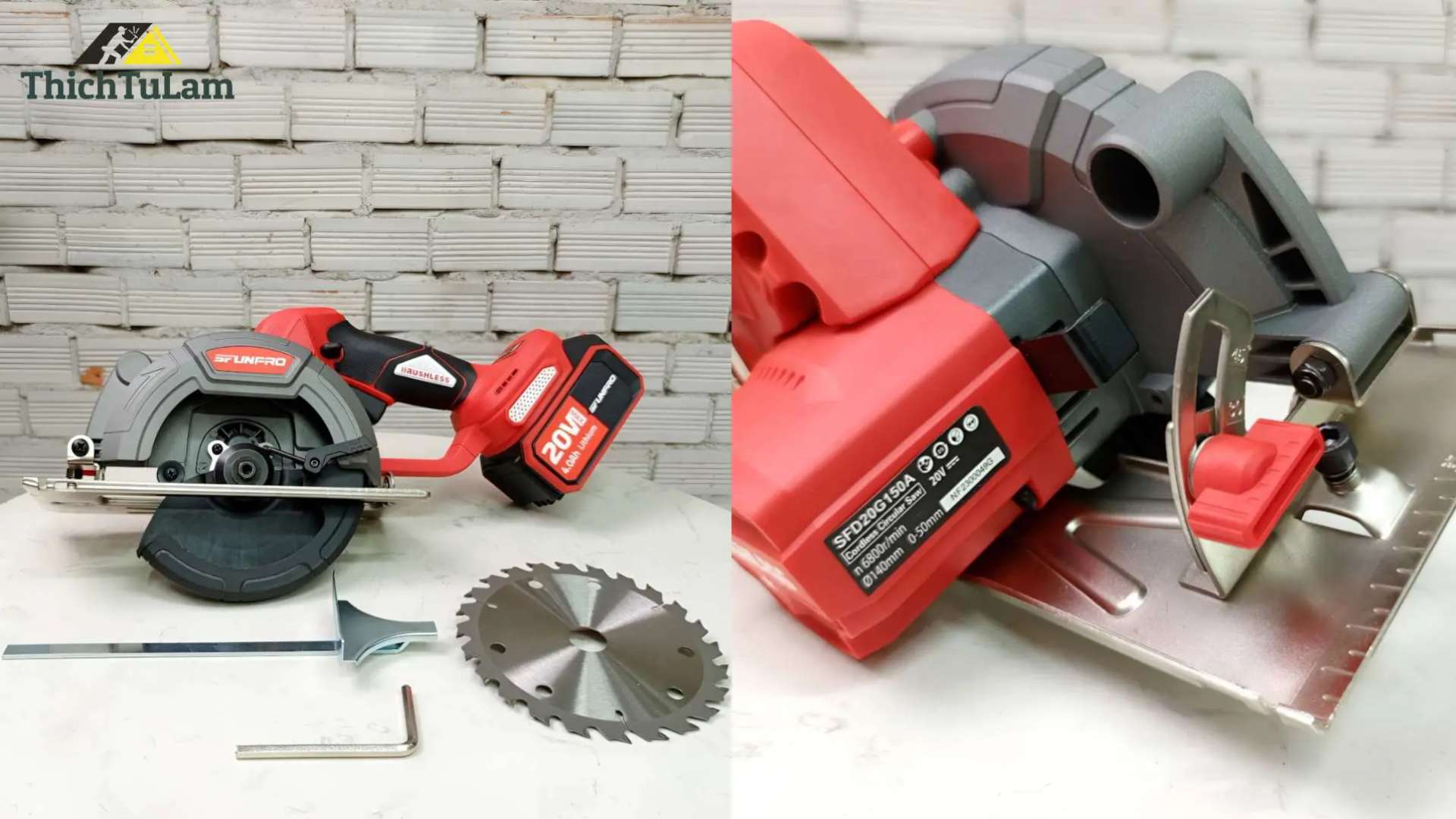 Điều chỉnh góc nghiêng của lưỡi cưa