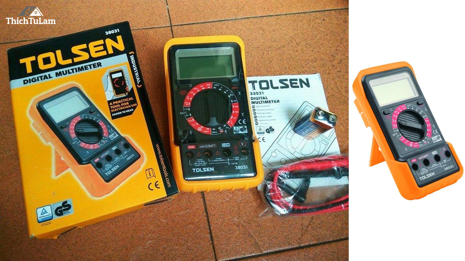 ĐỒNG HỒ ĐO ĐIỆN VẠN NĂNG TOLSEN 38031