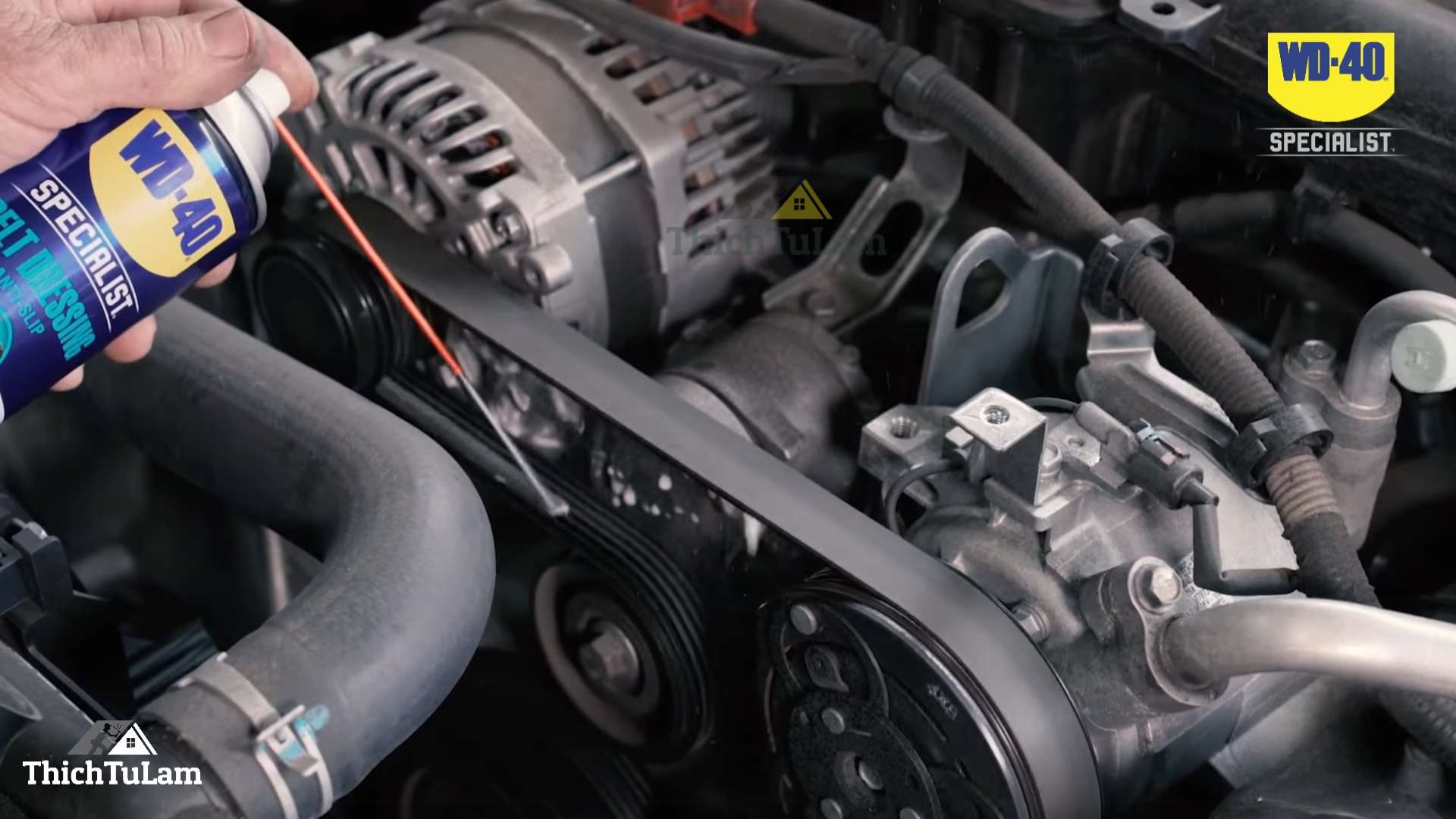 Dung dịch bảo dưỡng dây Cu-roa 360ml (Belt Dressing) WD-40 351013