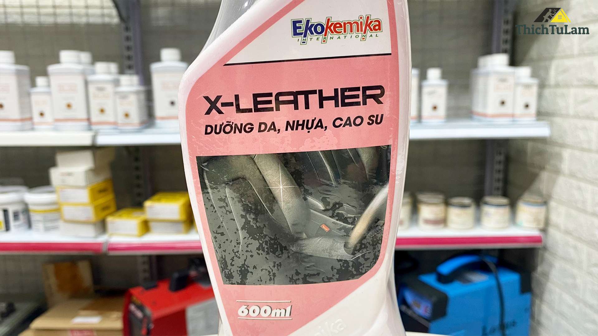 Dung dịch bảo dưỡng nhựa, da, cao su 600ml Ekokemika X-LEATHER