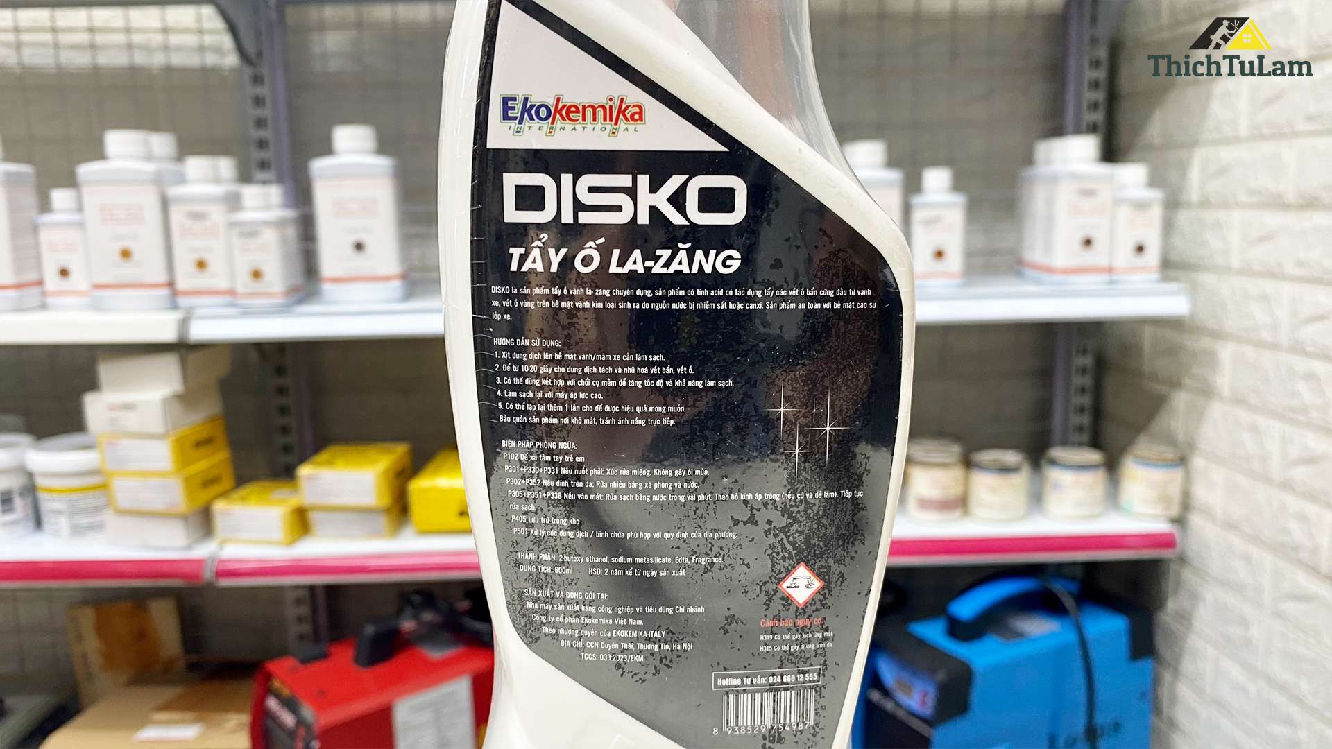 Dung dịch tẩy ố Lazang 600ml Ekokemika DISKO