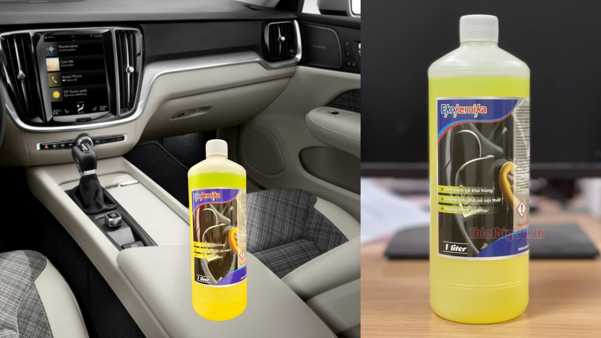 Dung dịch Texil Ekokemika Giải pháp tẩy rửa nội thất ô tô hoàn hảo