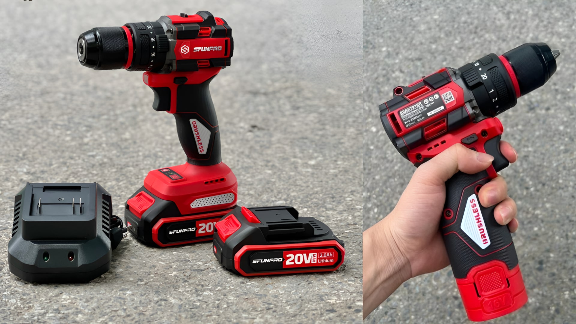 MÁY KHOAN PIN SFUNPRO | CHÍNH HÃNG, GIÁ RẺ, TRẢ GÓP