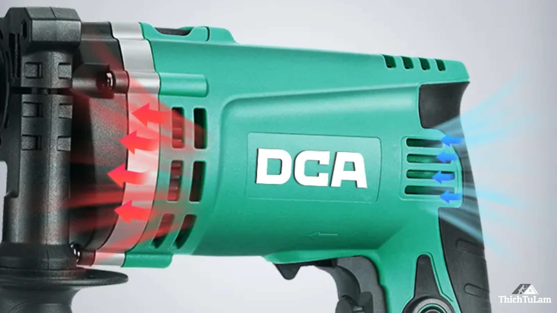 Hệ thống tản nhiệt Máy khoan tường 710W DCA AZJ16