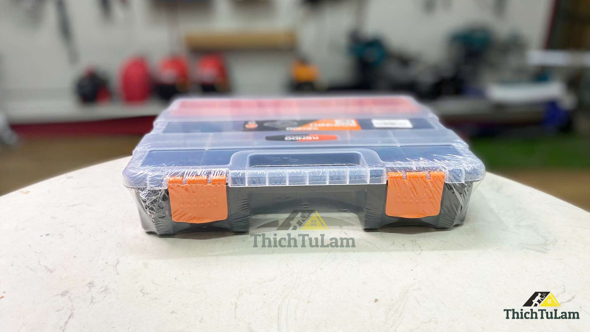Hộp nhựa đựng đồ nghề 16 ngăn kích thước 29x22x6cm Kendo 90236