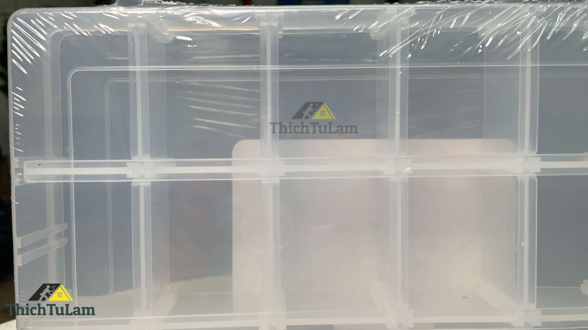 Hộp nhựa đựng vít 18 ngăn kích thước 31x20x4.5cm Kendo 90225