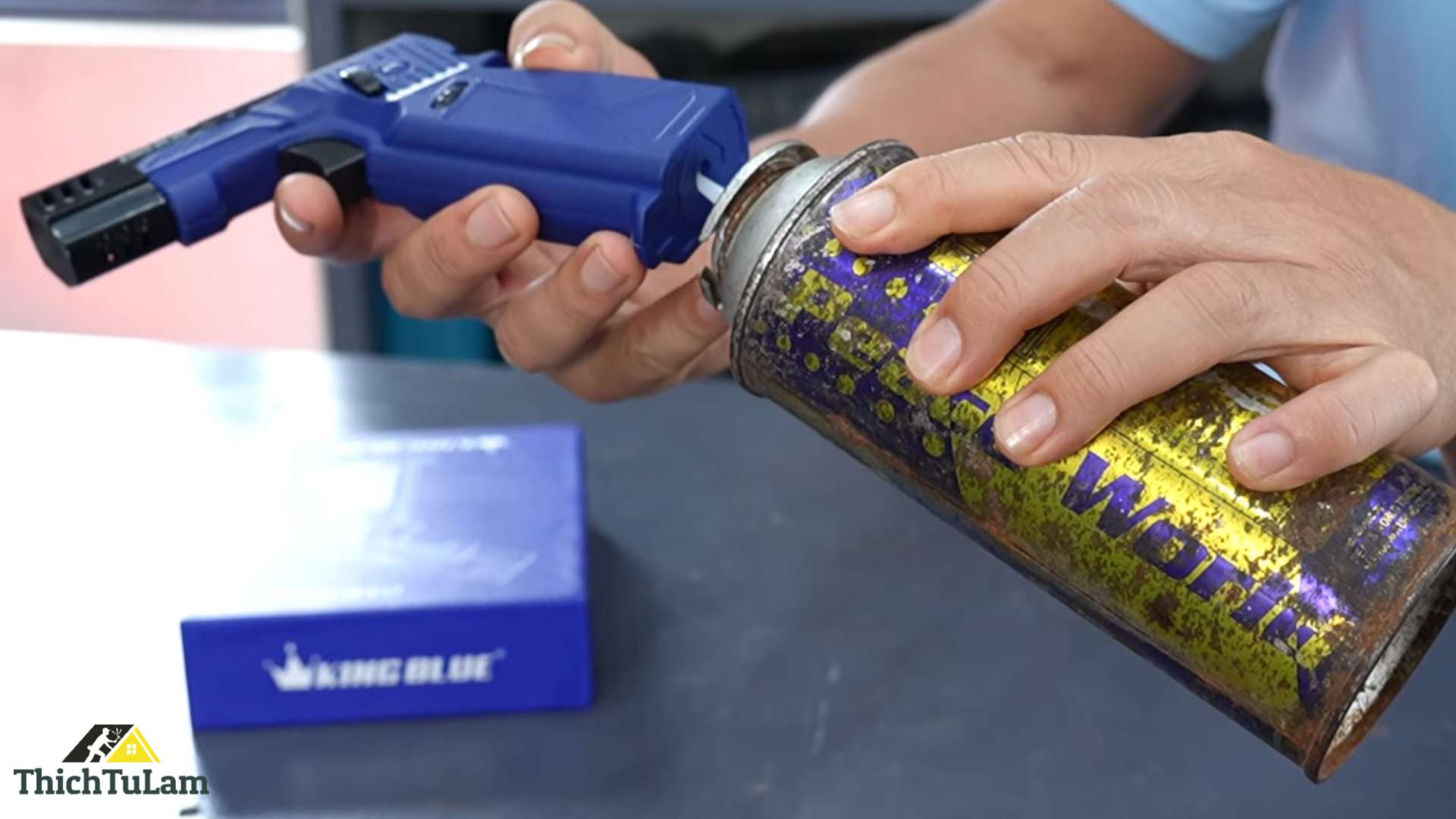 Hướng Dẫn Sử Dụng bơm gas cho khò gas Kingblue