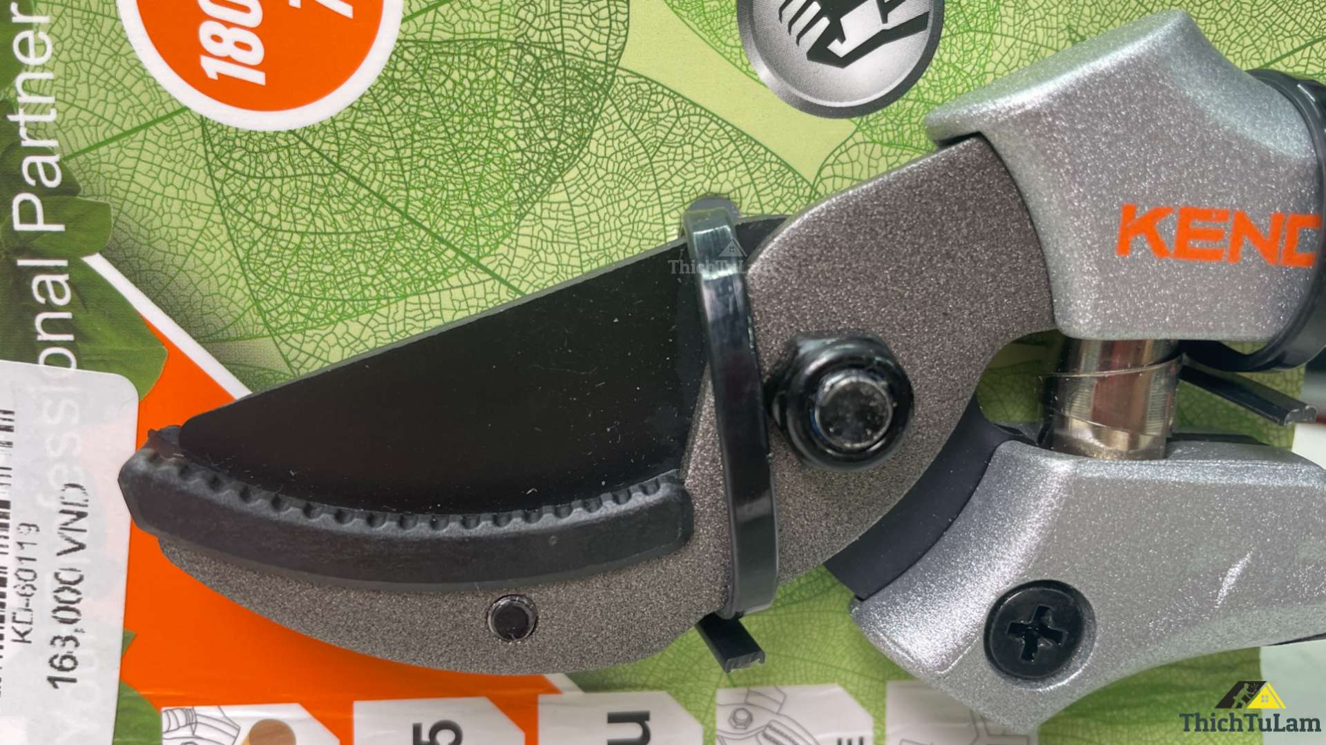 Kéo cắt cành hàm đe kích thước 7inch 180mm Kendo 60119