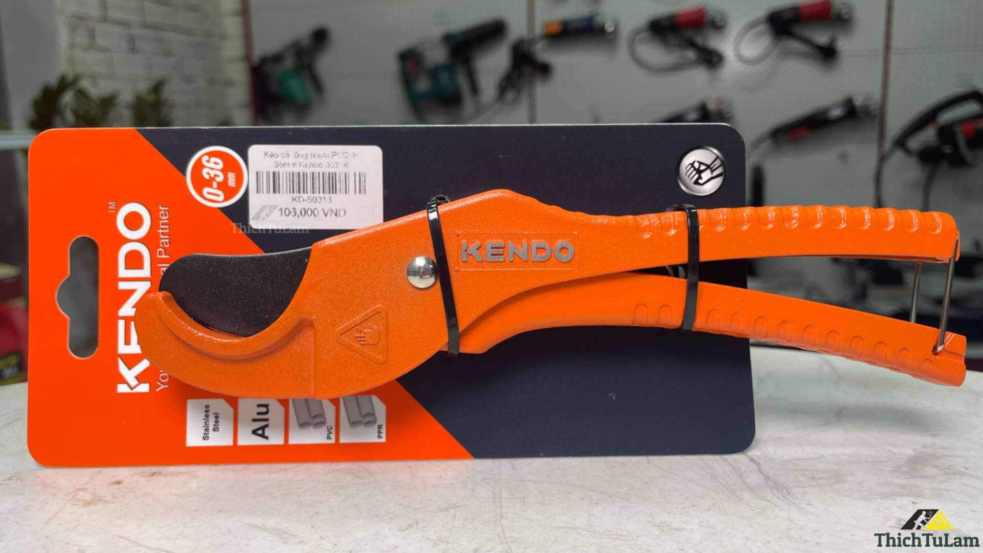 Kéo cắt ống nhựa PVC 0-36mm Kendo 50316