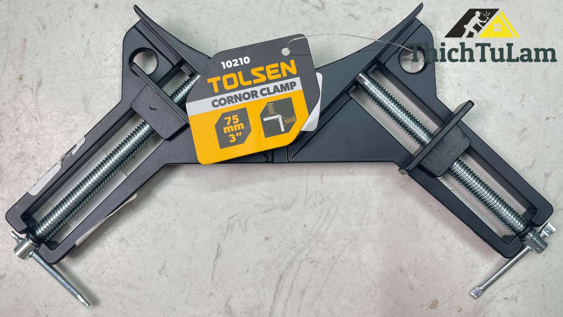 Kẹp lấy góc vuông 3"/75mm Tolsen 10210